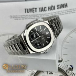 Đồng Hồ Nam Patek Philippe Nautilus 5712R Replica 11 Mặt Xám Máy Thuỵ Sỹ 40mm
