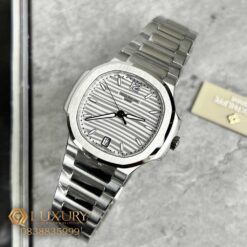 Đồng Hồ Nữ Patek Philippe Nautilus 7118 Rep 11 Cao Cấp Nhất Mặt Trắng Size 35.2mm