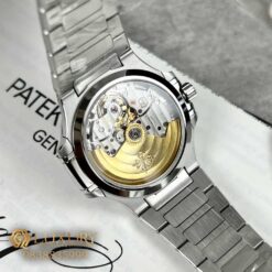 Đồng Hồ Nữ Patek Philippe Rep 11 Nautilus 7118/1200A Đính Đá Mặt Xám 35.2mm