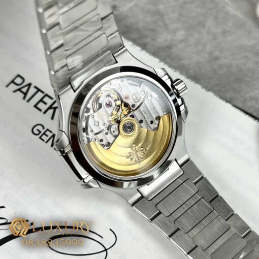Đồng Hồ Nữ Patek Philippe Rep 11 Nautilus 7118/1200A Đính Đá Mặt Xám 35.2mm