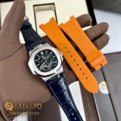 Đồng Hồ Patek Philippe Nautilus 5712 Replica 11 Cao Cấp Mặt Xanh Trơn Size 40mm