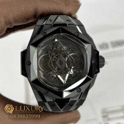Đồng Hồ Nam Hublot Big Bang Sang Bleu 2 Fake 11 Màu Đen Cao Cấp Nhất Size 45mm