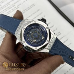 Đồng Hồ Nam Hublot Big Bang Sang Bleu Titanium Blue Replica 11 Cao Cấp Size 45mm
