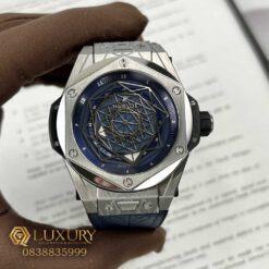 Đồng Hồ Nam Hublot Big Bang Sang Bleu Titanium Blue Replica 11 Cao Cấp Size 45mm