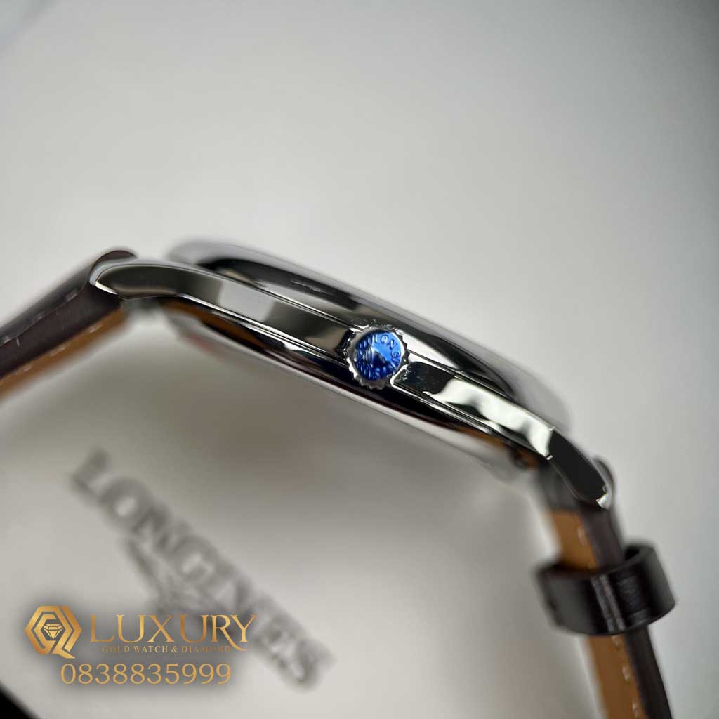 Đồng Hồ Nam Longines Master Mặt Trắng Thuỵ Sỹ Dây Da Replica 11 Cao Cấp Size 38.5mm