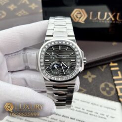 Đồng Hồ Nam Patek Philippe 5724G Nautilus Rep 11 Mặt Xám GR Factory 40mm