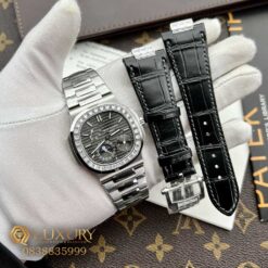 Đồng Hồ Nam Patek Philippe 5724G Nautilus Rep 11 Mặt Xám GR Factory 40mm