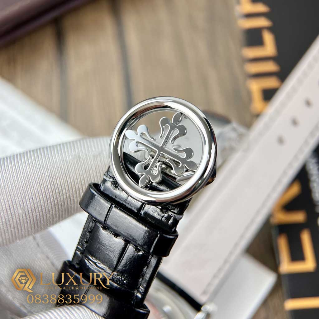 Đồng Hồ Nam Patek Philippe 6102R Starry Sky Moonphase Black Replica 11 Size 44mm
