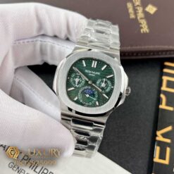 Đồng hồ Nam Patek Philippe Nautilus 5740G mặt số xanh Green Rep 11 Size 40mm