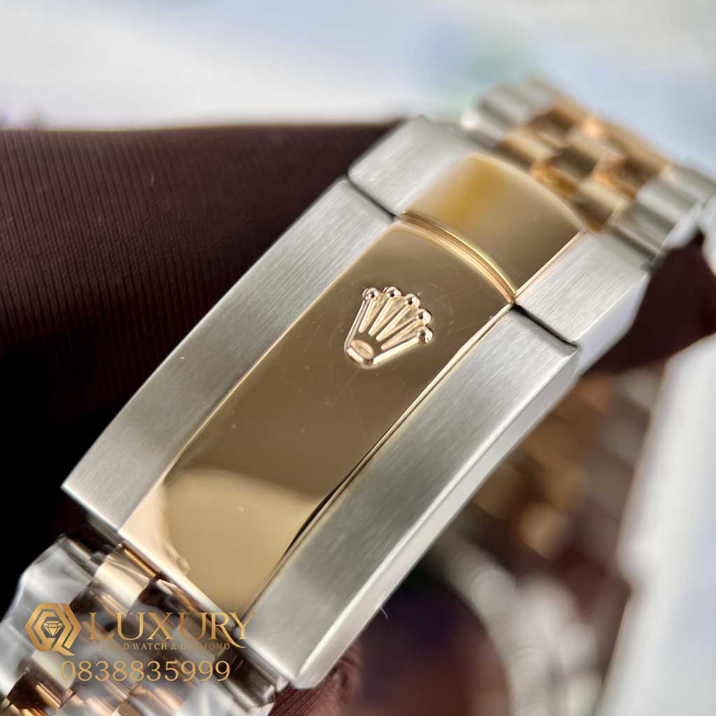 Đồng Hồ Nam Rolex DateJust 126231 Bọc Vàng Thật 18k mặt số Black Demi Rose Gold 41mm Đồng Hồ Nam Rolex DateJust 126231 Bọc Vàng Thật 18k mặt số Black Demi Rose Gold 41mm