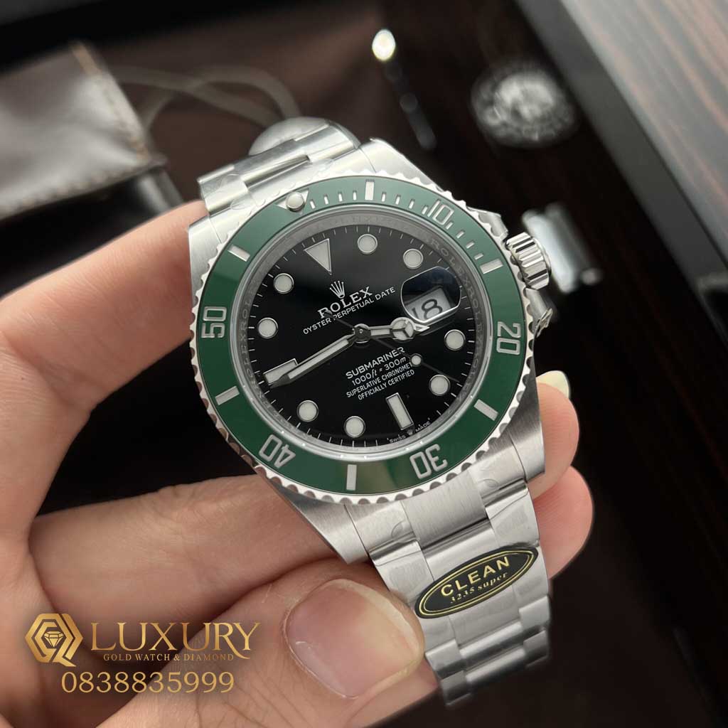 Đồng Hồ Nam Rolex Submariner 126610LV Stabucks Rep 11 Clean Factory 41mm Đồng Hồ Nam Rolex Submariner 126610LV Stabucks Rep 11 Clean Factory 41mm