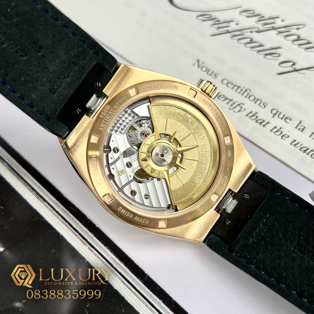 Đồng Hồ Nam Vacheron Constantin Overseas 4500V Bọc Vàng Thật 18K Dial Blue 41mm Đồng Hồ Nam Vacheron Constantin Overseas 4500V Bọc Vàng Thật 18K Dial Blue 41mm